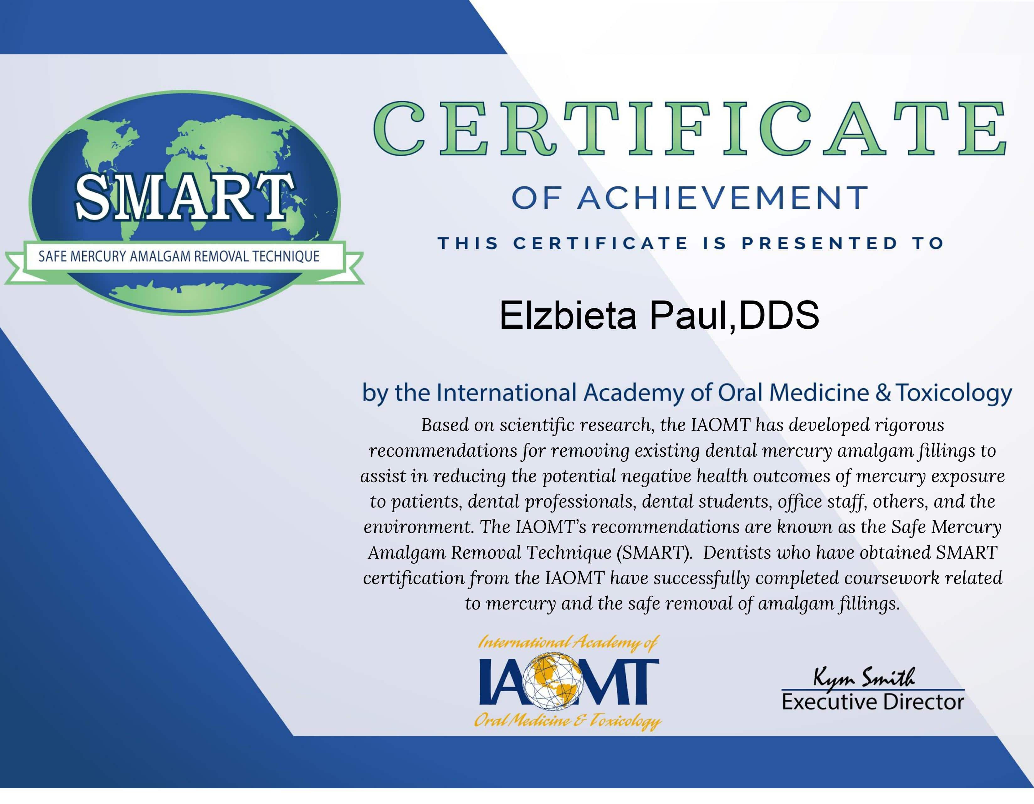 Smart Certified Office Certificate